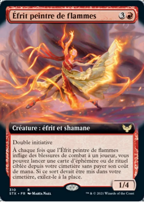 Éfrit peintre de flammes