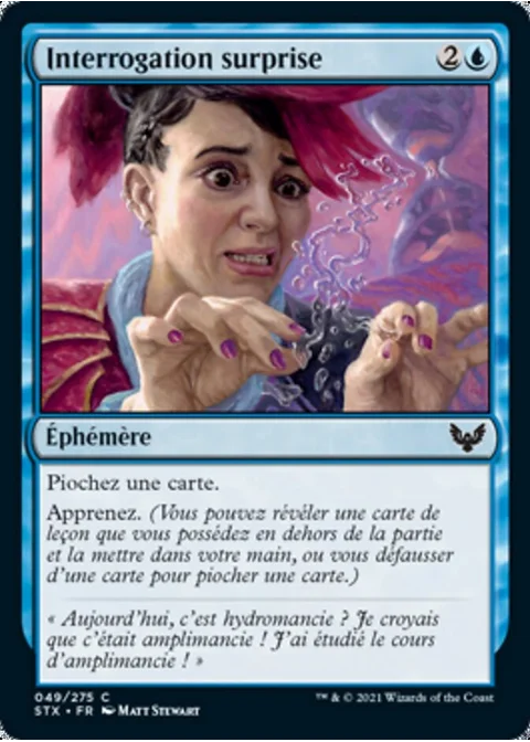 Interrogation surprise