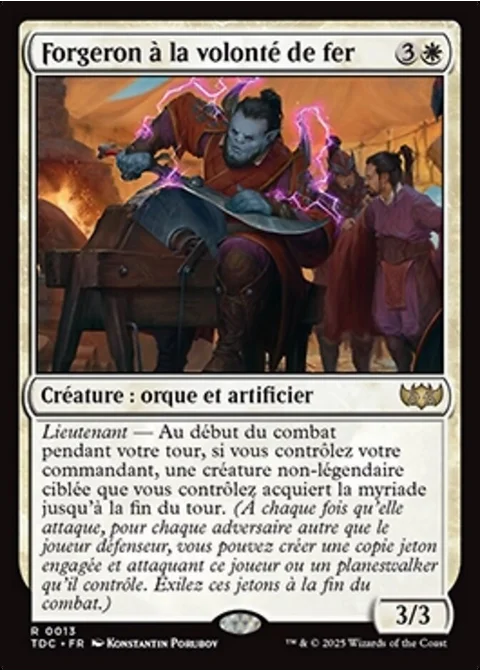 Forgeron à la volonté de fer