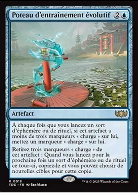 Poteau d'entraînement évolutif