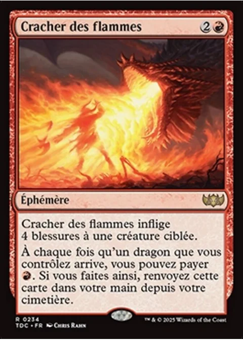 Cracher des flammes