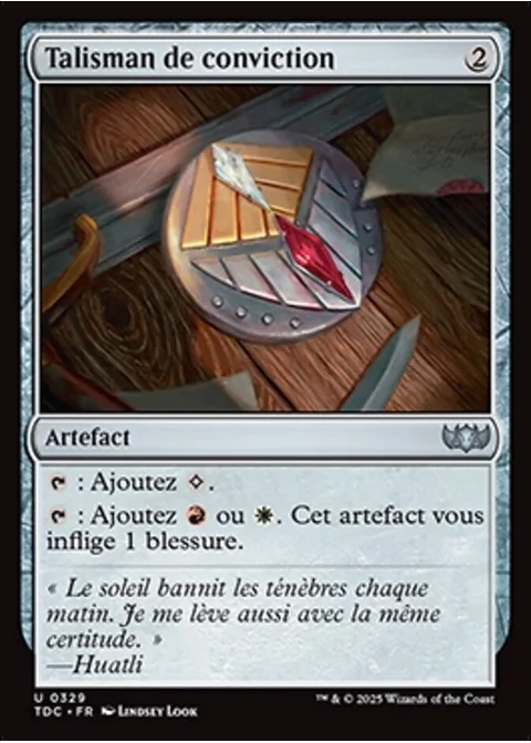 Talisman de conviction