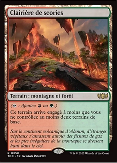 Clairière de scories