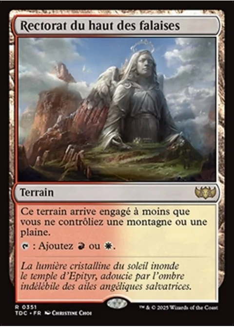 Rectorat du haut des falaises