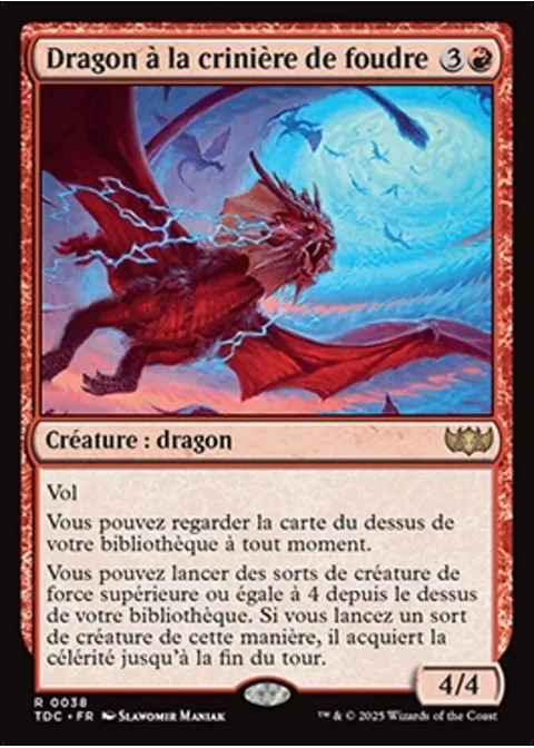 Dragon à la crinière de foudre