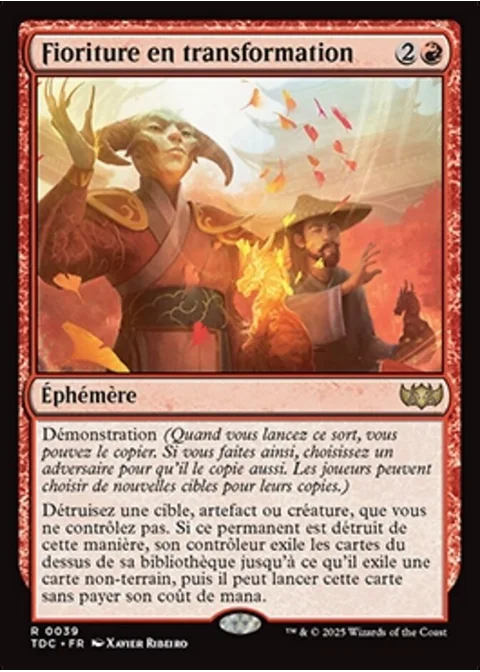 Fioriture en transformation