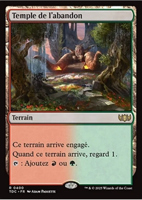 Temple de l'abandon