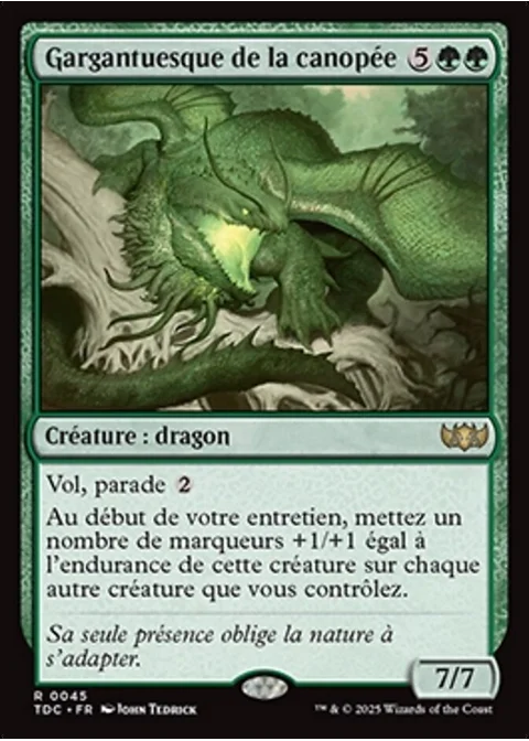 Gargantuesque de la canopée