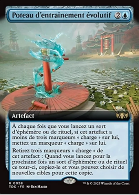 Poteau d'entraînement évolutif