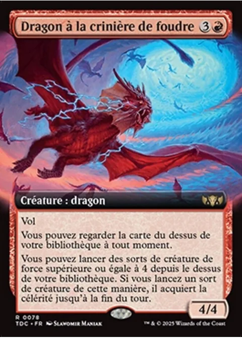 Dragon à la crinière de foudre