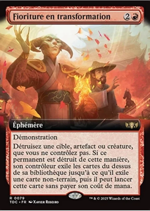 Fioriture en transformation