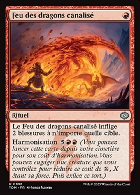 Feu des dragons canalisé