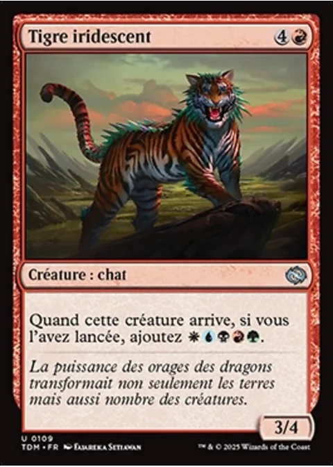 Tigre iridescent
