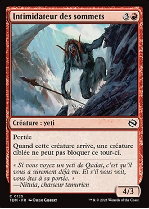 Intimidateur des sommets