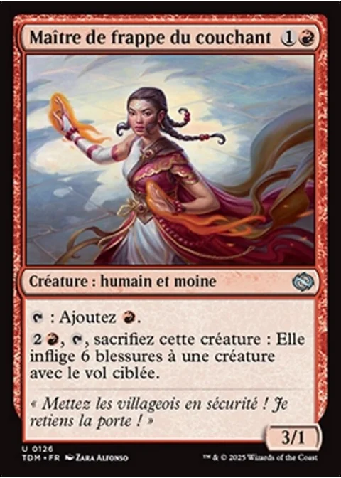 Maître de frappe du couchant