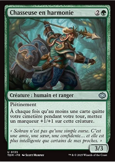 Chasseuse en harmonie