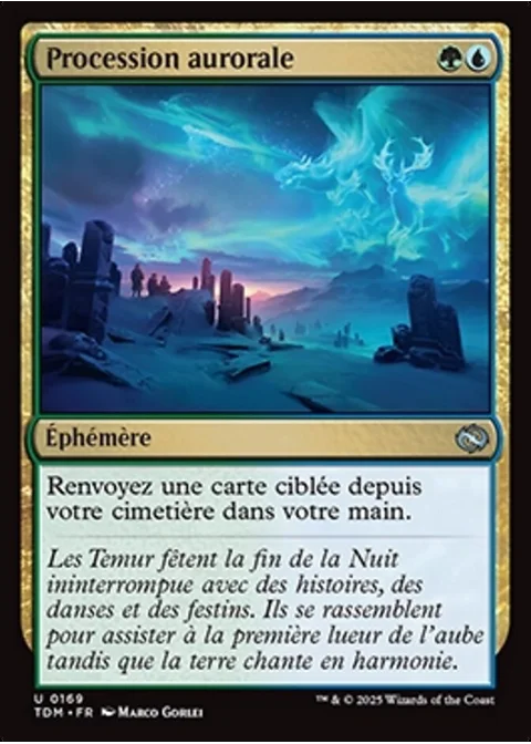 Procession aurorale