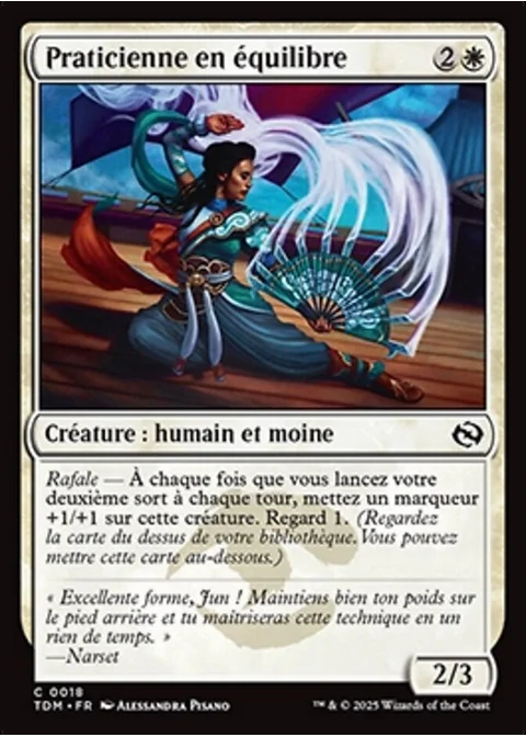 Praticienne en équilibre