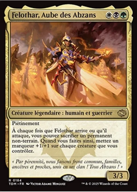 Felothar, Aube des Abzans