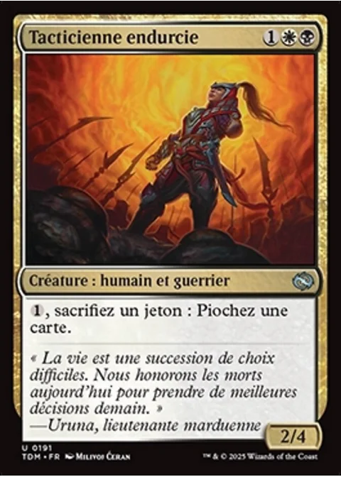 Tacticienne endurcie
