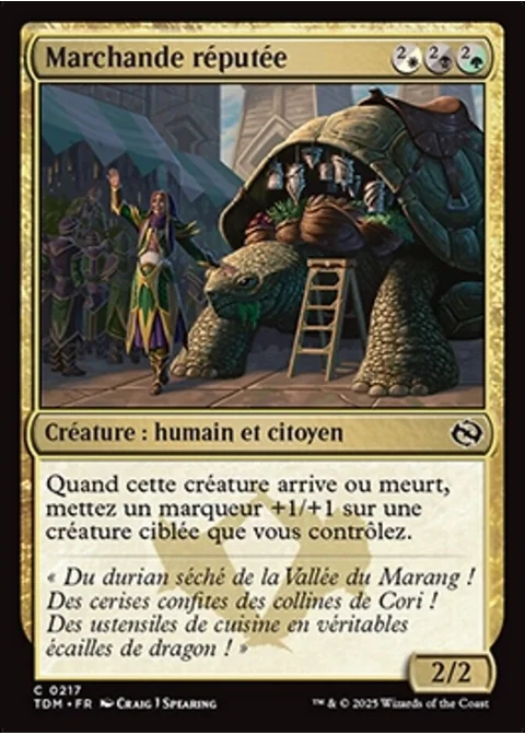 Marchande réputée