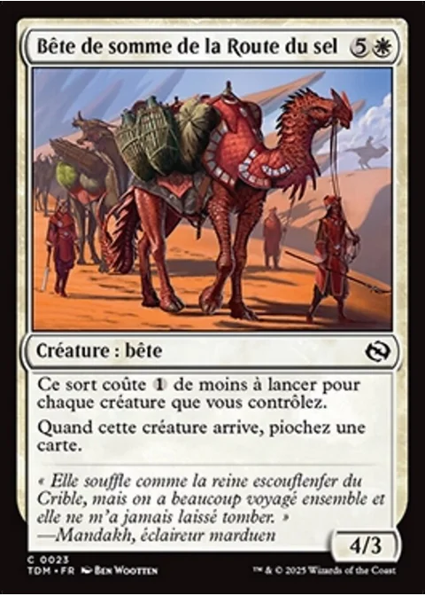 Bête de somme de la Route du sel