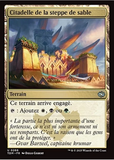Citadelle de la steppe de sable