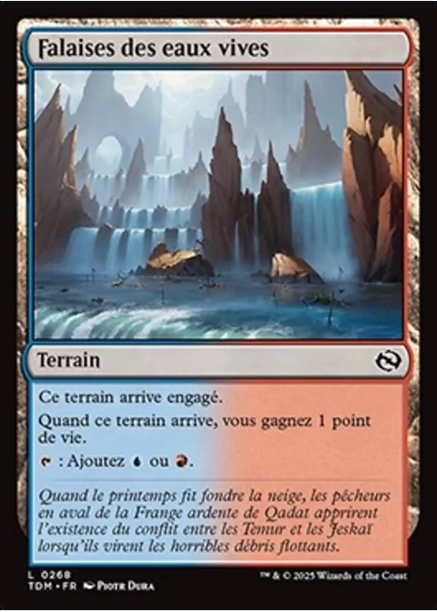 Falaises des eaux vives