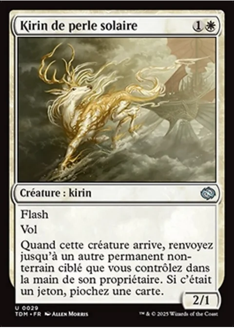 Kirin de perle solaire