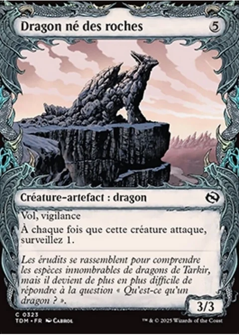 Dragon né des roches