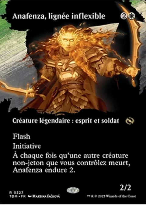 Anafenza, lignée inflexible