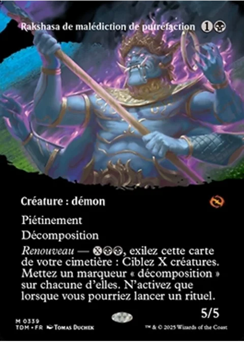 Rakshasa de malédiction de putréfaction