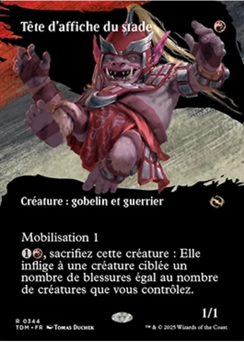 Tête d'affiche du stade