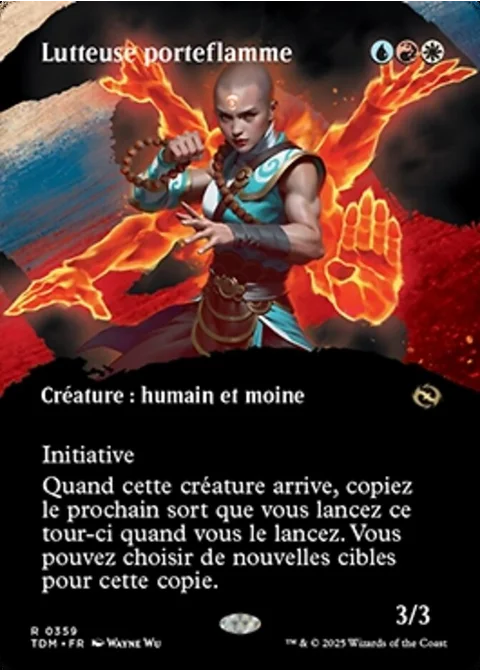 Lutteuse porteflamme