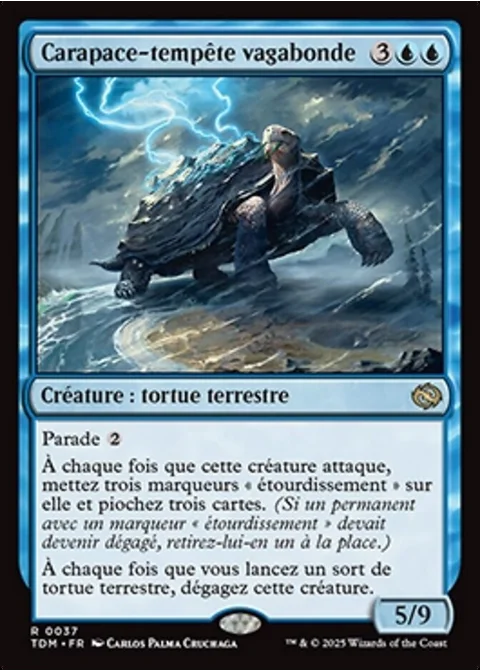 Carapace-tempête vagabonde