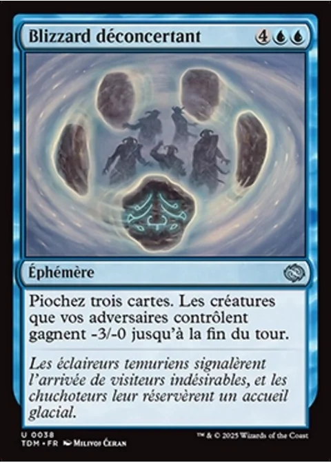 Blizzard déconcertant