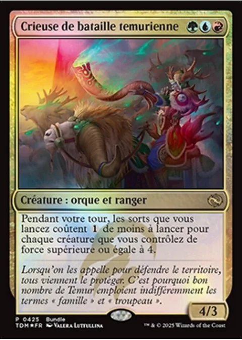 Crieuse de bataille temurienne