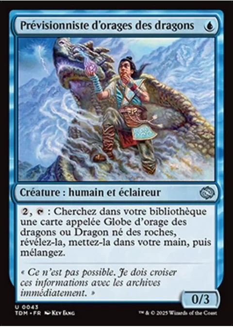 Prévisionniste d'orages des dragons