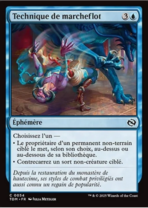 Technique de marcheflot