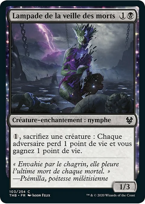 Lampade de la veille des morts