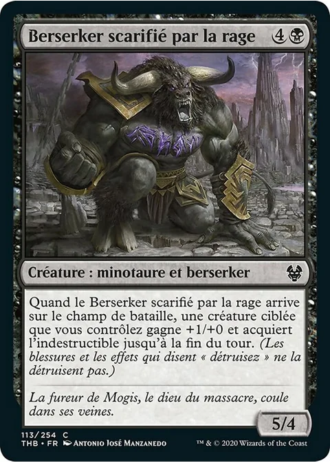 Berserker scarifié par la rage