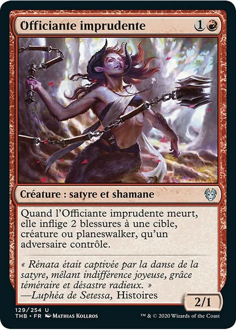 Officiante imprudente