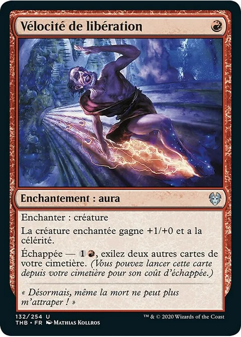 Vélocité de libération