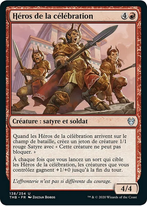 Héros de la célébration