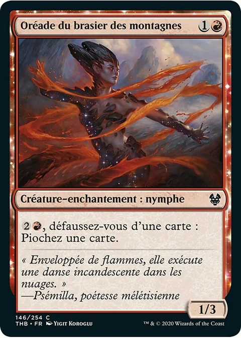 Oréade du brasier des montagnes