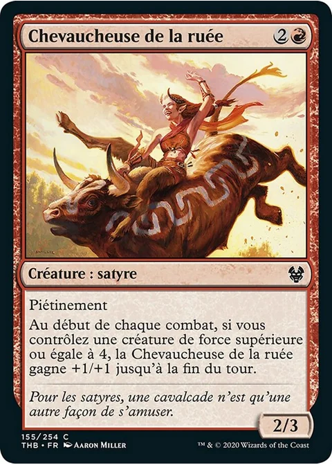 Chevaucheuse de la ruée