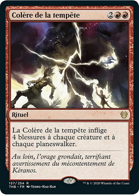 Colère de la tempête