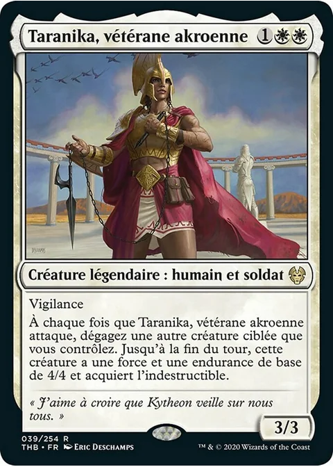 Taranika, vétérane akroenne