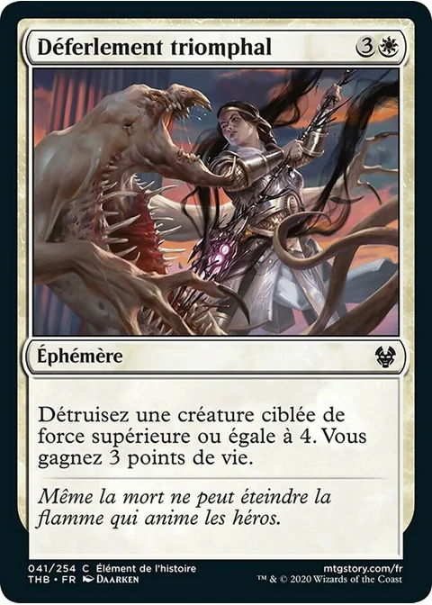 Déferlement triomphal