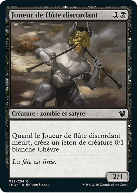 Joueur de flûte discordant